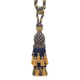DÉCOPRO Curtain Tassel Tieback, Color# 1152 - Nautical Gold [Sold Individually]
