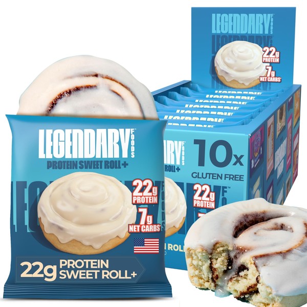 Legendary Foods Legendary Foods 22g Protein Cinnamon Roll - Premium