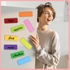 siawadeky Magnetic Sheets, Set of 54, 9 Colors, Magnetic Labels,
