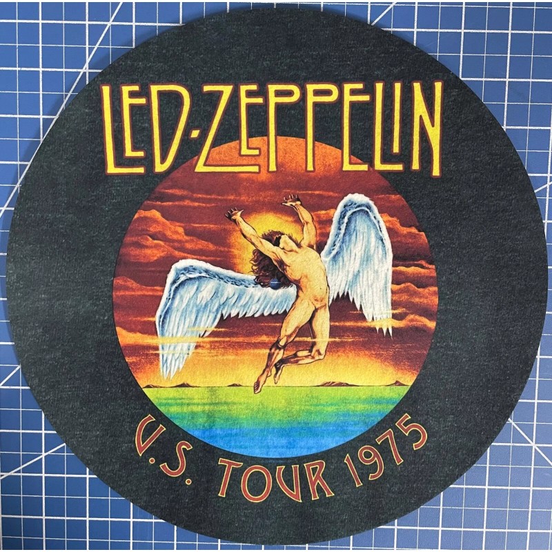 Universal Led Zeppelin Turntable Slipmat for Vinyl Records fits 12"