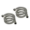 PROCURU 2-Pack 3/4" FIP x 60" (5Ft) Stainless Steel Water