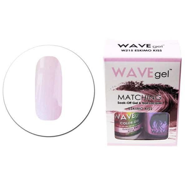 WAVEGEL Soak-0ff Gel & Nail Lacquer Matching Duo Set -