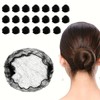 100Pcs Black Hair Net 24" Invisible Hair Nets for Women