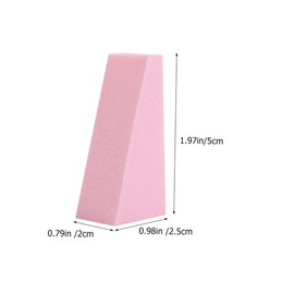 DECHOUS 30Pcs Makeup Sponges Triangle Trapezoid Diamond Shapes Dual Use Foundation Applicators for White Pink Green Easy to Clean Portable Makeup Sponge for Application