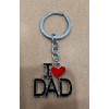 I Love Dad Keychain