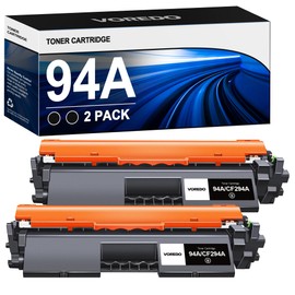 VOREDO Toner Cartridge Replacement for HP 94A CF294A 94X CF294X Work for Laserjet Pro MFP M118dw M148dw M148fdw M149fdw M148 M118 M149 Printer (Black, 2 Pack)