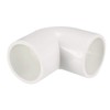 sourcing map 25mm Slip 90 Degree PVC Pipe Fitting Elbow
