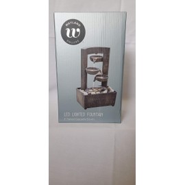 LED Lighted Zen Tabletop Water Fountain