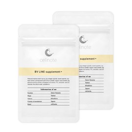 【バスト用サプリ】2袋セット cellnote BV LINE supplement+ セルノート BVライン サプリメントプラス 60粒 女性らしさを引き出すサプリ