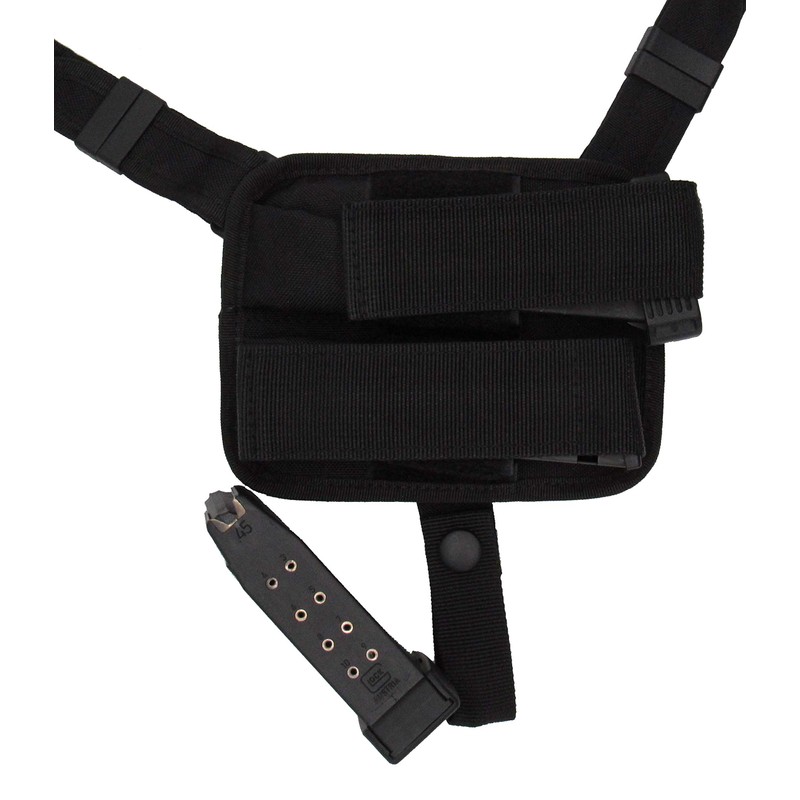 Shoulder Holster with Double Mag Pouch fits Glock .45 Cal