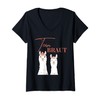 Women's Team Bride Lama Alpaca JGA Engagement T-Shirt with V-Neck