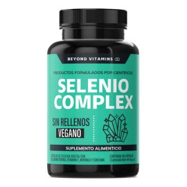 Selenio  Seleniometionina 240mcg Con Vitamina E, Moringa Y Raz de Crcuma Capsulas (curcuminoides)  100 Vegano Beyond Vitamins  Curcumina Sin Sabor... 