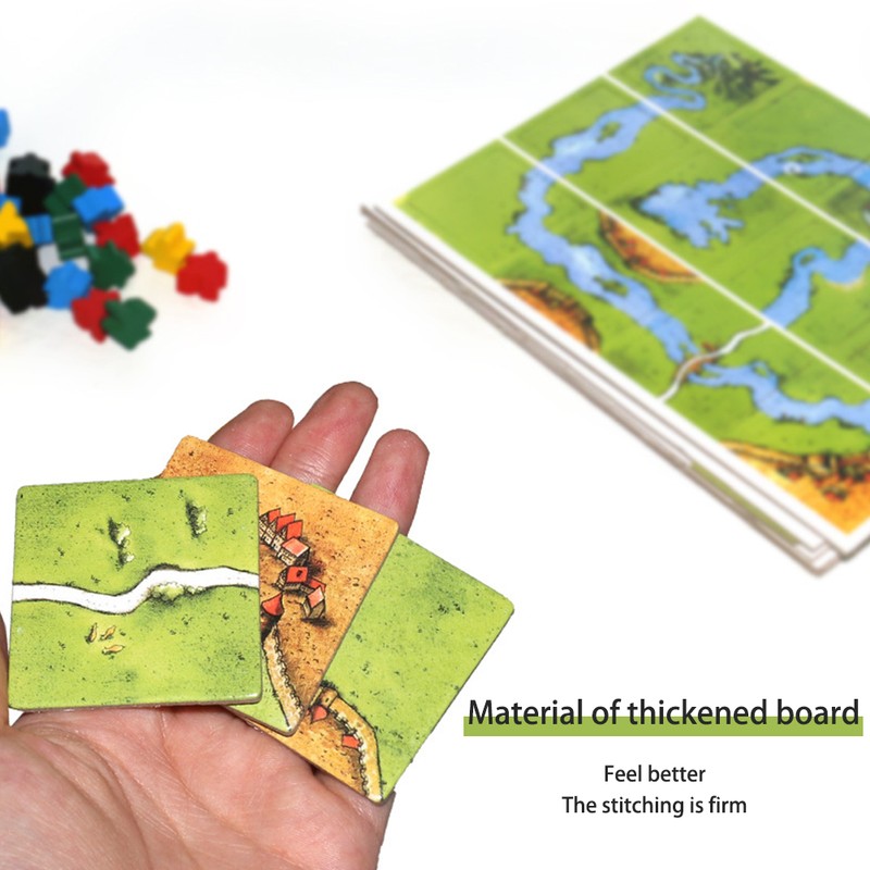 Carcassonne Board Game Family Party Board Game Expand Board Game