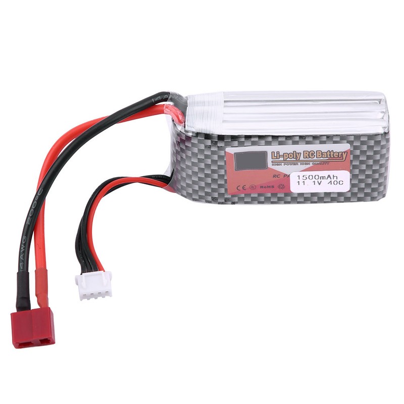 ZOP POWER 3S 11.1V 1500mAh 40C Rechargeable LiPo Battery with