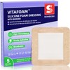 VitaFoam Silicone Foam Dressing 4" x 4" with Border, High
