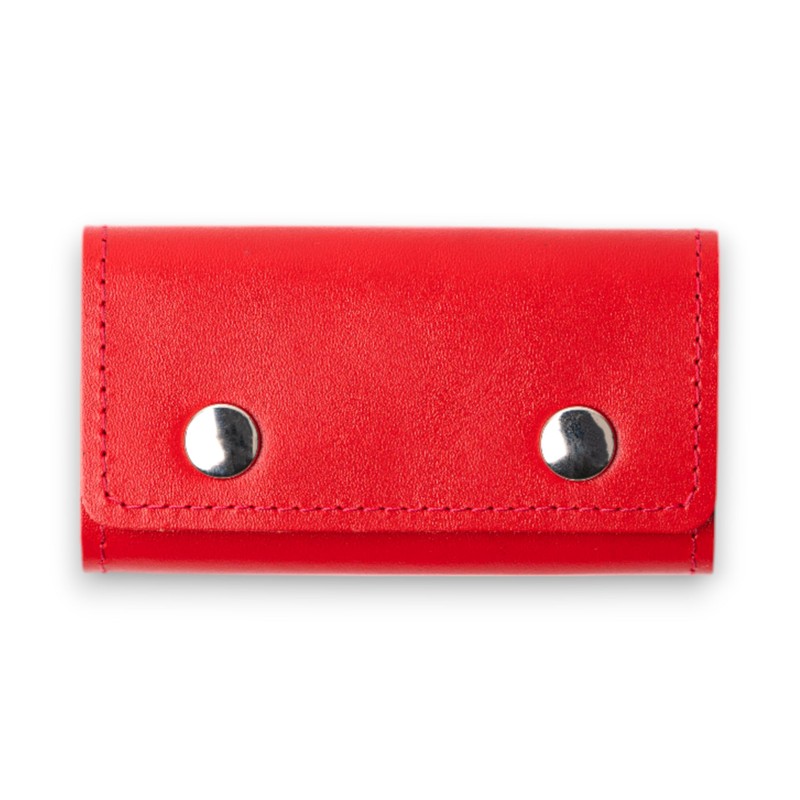 Genuine Leather Key Case with Multiple Key Holders Compact and