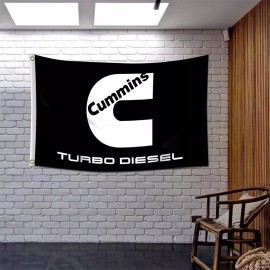 Flag For Cummins Banner Flag 3x5ft with 2 Brass Grommets Banner