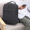 Travel backpack unisex business bag square laptop business Black/FREE