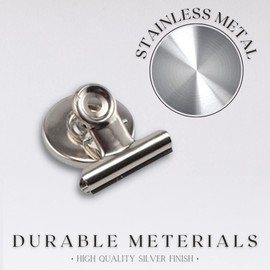 Homezone 5pc Strong Fridge Magnets Crocodile Clips, Perfect Strong Magnet Paper Clips Scratch-Resistant Magnets Whiteboard Magnets for Home Office School Stationery