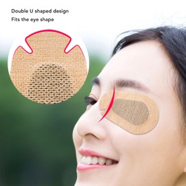 Saluaqui 15 Stück Selbstklebende Amblyopie-Augenklappe, Weich, Hautfreundlich, Atmungsaktiv, Selbstklebende Augenklappe, Verband, Hautfarbe