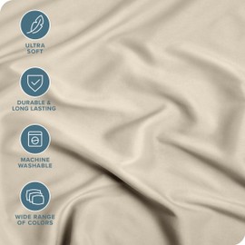 Bare Home 5-Pack Fitted Bottom Ultra-Soft Sheets King - Premium 1800 Ultra-Soft Wrinkle Resistant Microfiber - Deep Pocket (King, Sand)