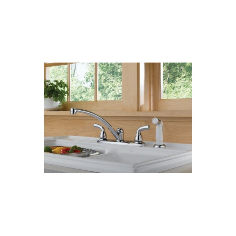 DELTA FAUCET B2410LF Kitchen Sink Faucet, 9.25 x 10.63 x