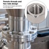 5Pcs Hex Coupling Nut Set Connector 304 Stainless Steel Industrial