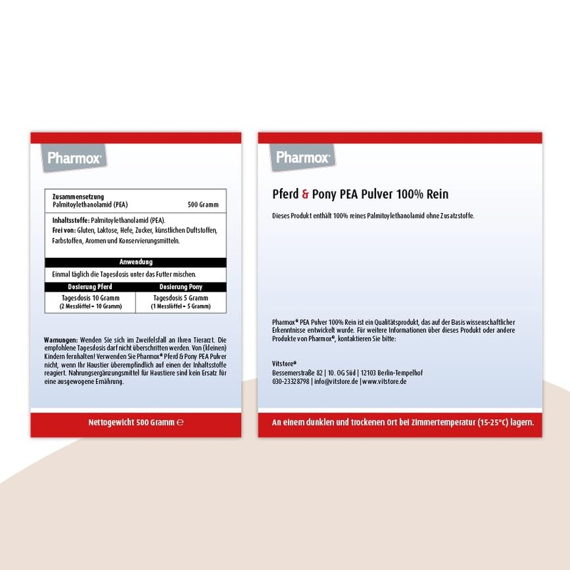 Pferd & Pony PEA (Palmitoylethanolamide) Powder 100% Pure High Dose