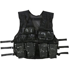 Kombat UK Kids Assault Vest - BTP Black, One Size
