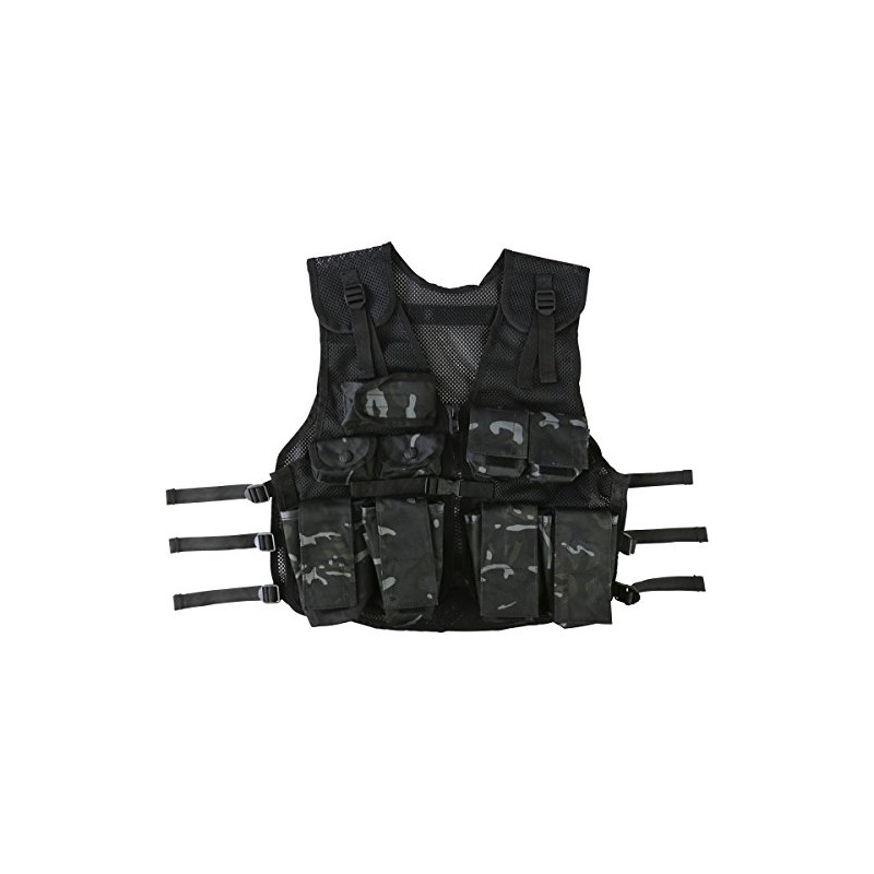 Kombat UK Kids Assault Vest - BTP Black, One Size