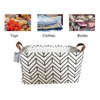 Canvas Storage Bins Toy Basket Collapsible Boxs Chest Organizer Water-resistant