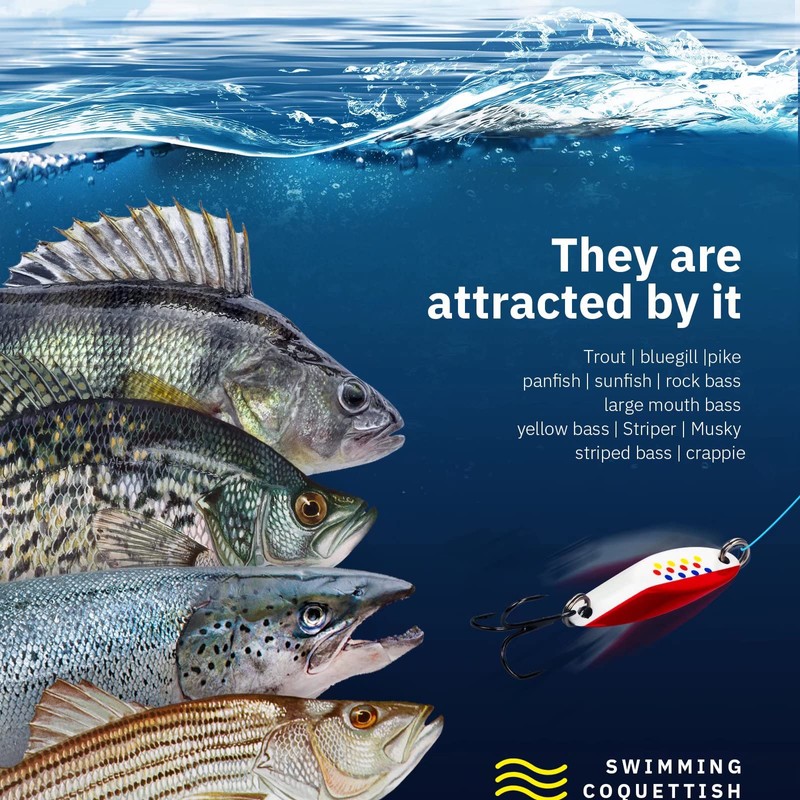 THKFISH Fishing Lures Trout Lures Fishing Spoons Lures for Trout