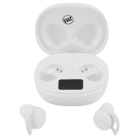 Generic Wireless Earbuds, Noise Cancelling Headphones with 25H Playtime, Lightweight Comfortable Gaming Earbuds for Running Sports, 5.4 Bluetooth Earphone for Laptop (White)