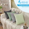 ATsense Federe Cuscino Letto 40x40 cm, Set di 2, 100%