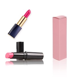 LALAFINA 100pcs Kraft Paper Lipstick Boxes for Essential Oil Packaging Easy to Assemble for Homemade Lip Balm and Cosmetics