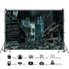Renaiss 7x5ft Destroyed City Backdrop The End World Collapsed Buildings