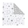 TupTam Children's Cushion Cover Decorative Patterned Grey Galaxy Size: 40
