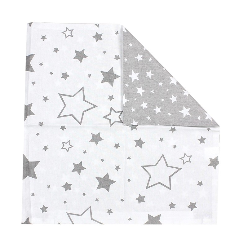 TupTam Children's Cushion Cover Decorative Patterned Grey Galaxy Size: 40