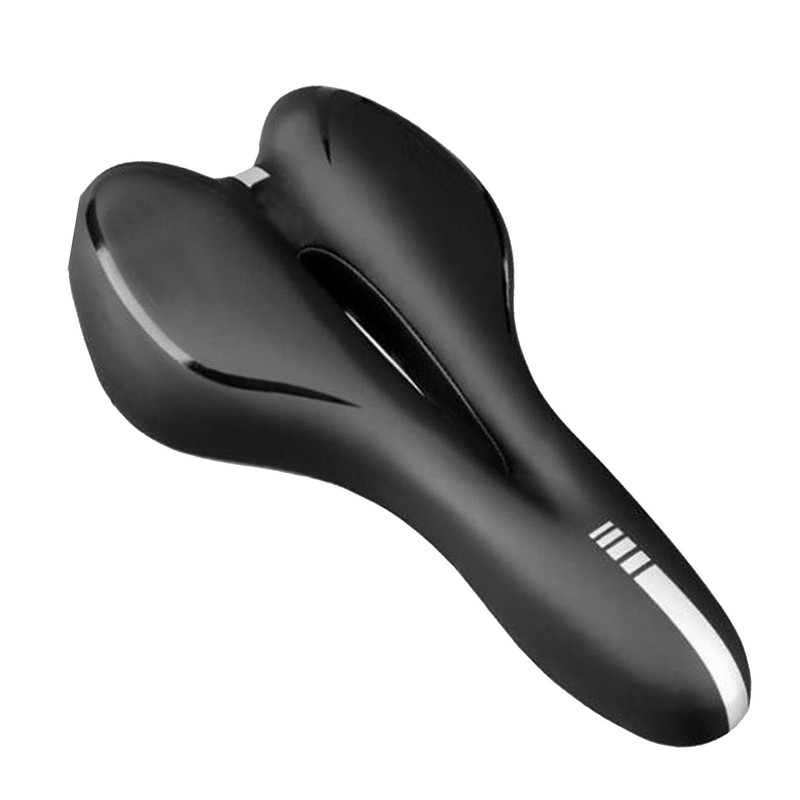 Keenso Cojín para Sillín de Bicicleta, Ergonómico, Amortiguador, Transpirable, Cómodo,