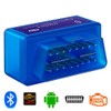 OcioDual Bluetooth Diagnosegerät Testgerät V2.1 Diagnosegerät Fehlerauslesegerät Android Blau für