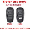 TECART key fob cover case with keychain,Zinc alloy key case,3/4