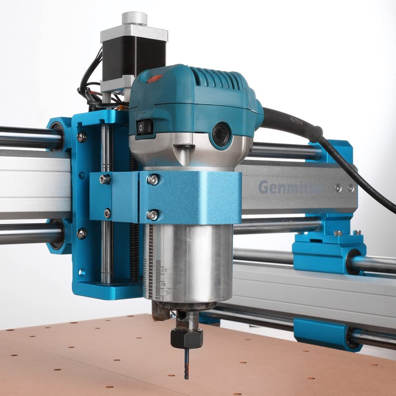 Genmitsu 65mm Diameter Aluminum CNC Spindle Holder Spindle Mount for