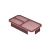 CBJAPAN DSK Replacement Parts, Burgundy, Thin, Bento Box, Antibacterial, Foodman,
