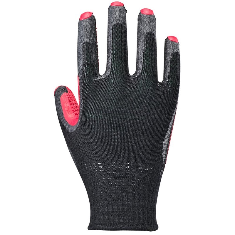 ATOM Comfort Rubber Backless Gloves, Large, 157 Red