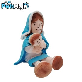 Virgin mary plush pillow, Christian Baptism gift, Thanksgiving Christmas gift, lovely plush gift, Soft and cuddly toy for kids and adults, bedroom decor, home decor, plush doll toy for christmas party holiday home garden decor, cuddly plush comfort toys