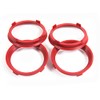 Set of 4 Wheel Rims Hub Centric Ring Set 66.6