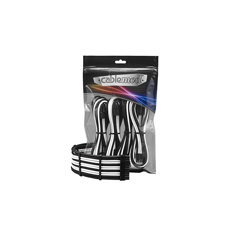CableMod 8+8 Series Pro ModFlex Sleeved Cable Extension Kit (Black