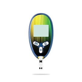 MightySkins Skin Compatible with Abbott Freestyle Lite - Rainbow Streaks | Protective, Durable, and Unique Vinyl Decal wrap Cover | Easy to Apply, Remove, and Change Styles | Made in The USA