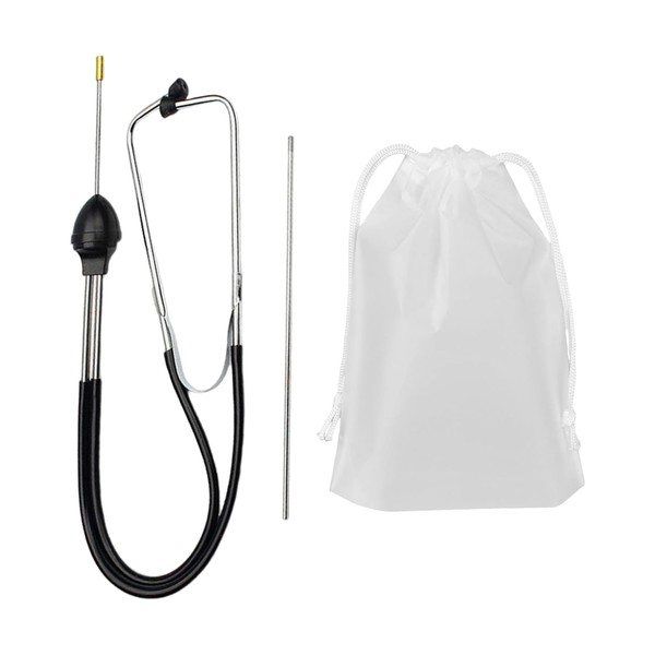 1 Set Of Car Stethoscope, 1 Storage Bag, Engine Noise
