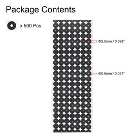 uxcell 500Pcs 3D Scanner Markers 0.8mm for 3D Scanner, 3D Tracking Dots Reference Point Markers, 3D Target, Diffuse Reflection Markers for 3D Scanner and Optical Tracking